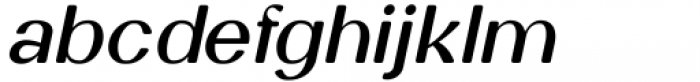 SK Gothenburg Semi Light Italic Rounded Font LOWERCASE