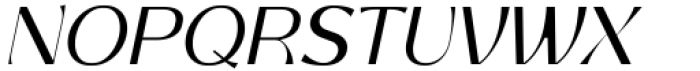 SK Gothenburg Thin Italic Font UPPERCASE