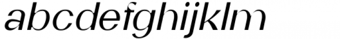 SK Gothenburg Thin Italic Font LOWERCASE