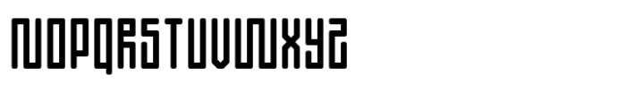 SK One Block Regular Rounded Font UPPERCASE