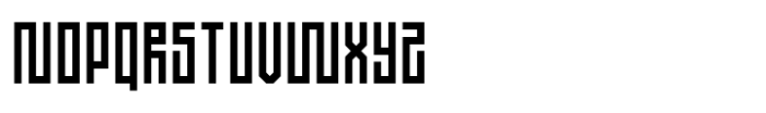 SK One Block Regular Font UPPERCASE