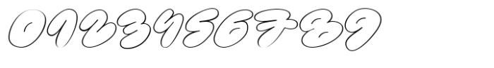 SK Pupok Outline Font OTHER CHARS