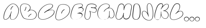 SK Pupok Outline Font