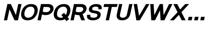 SK Reykjavik Bold Italic Font UPPERCASE