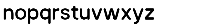 SK Reykjavik Rounded Regular Font LOWERCASE