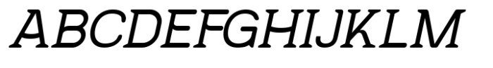 SK Reykjavik Rounded Slab Light Italic Font UPPERCASE