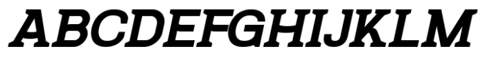SK Reykjavik Slab Bold Italic Font UPPERCASE