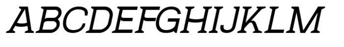 SK Reykjavik Slab Light Italic Font UPPERCASE