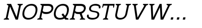 SK Reykjavik Slab Light Italic Font UPPERCASE