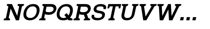 SK Reykjavik Slab Medium Italic Font UPPERCASE