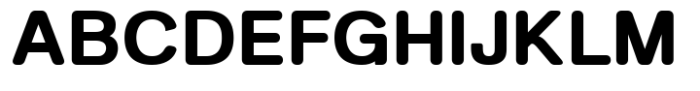 SK Selanik Rounded Black Font UPPERCASE