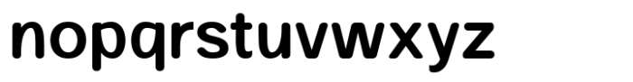 SK Selanik Rounded Bold Font LOWERCASE