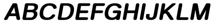 SK Selanik Rounded Heavy Italic Font UPPERCASE