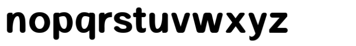 SK Selanik Rounded Heavy Font LOWERCASE