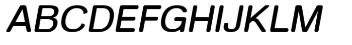 SK Selanik Rounded Medium Italic Font UPPERCASE