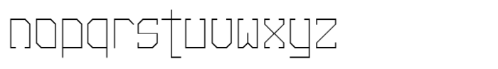 SK Skrynka Extra Light Font LOWERCASE