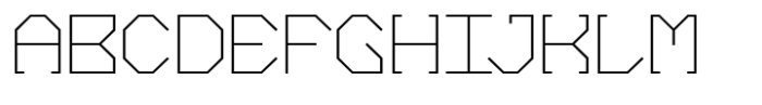 SK Skrynka Light Font UPPERCASE