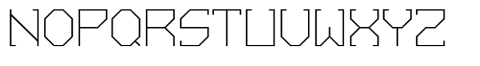 SK Skrynka Light Font UPPERCASE