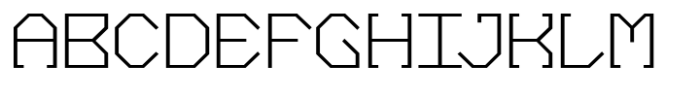 SK Skrynka Medium Font UPPERCASE