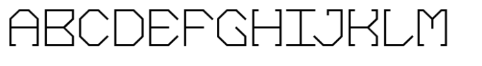 SK Skrynka Regular Font UPPERCASE