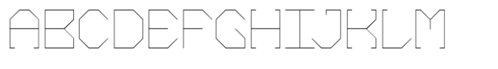 SK Skrynka Thin Font UPPERCASE