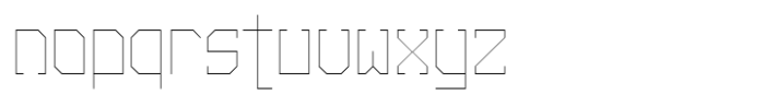 SK Skrynka Thin Font LOWERCASE