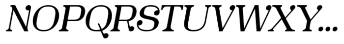 SK Zweig Medium Italic Font UPPERCASE