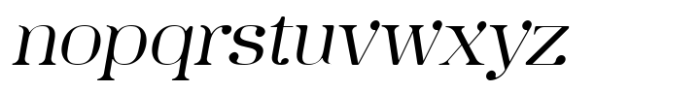 SK Zweig Semi Light Italic Rounded Font LOWERCASE