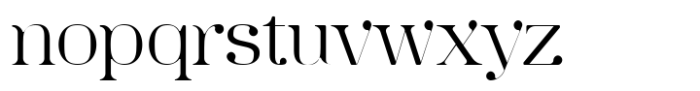 SK Zweig Thin Rounded Font LOWERCASE