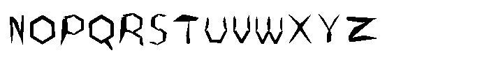 Skadus Font UPPERCASE