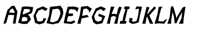 Skagwae Bold Italic Font UPPERCASE