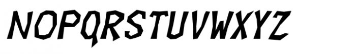 Skagwae Bold Italic Font UPPERCASE