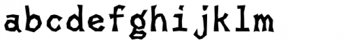 Skagwae Mono Bold Font LOWERCASE