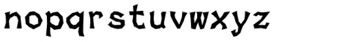 Skagwae Mono Bold Font LOWERCASE