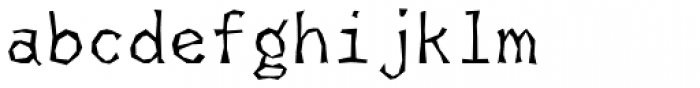 Skagwae Mono Font LOWERCASE