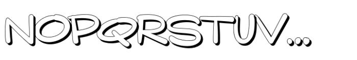Skalist Shadow Font UPPERCASE