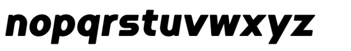 Skapa Black Italic Font LOWERCASE
