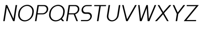 Skapa Light Italic Font UPPERCASE