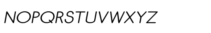 Skarpa Expanded Light Italic Font UPPERCASE