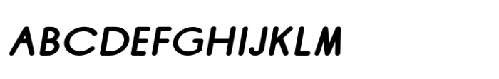 Skarpa Expanded Medium Italic Font UPPERCASE