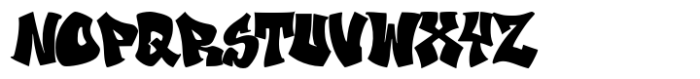 Skate Rush Regular Font LOWERCASE