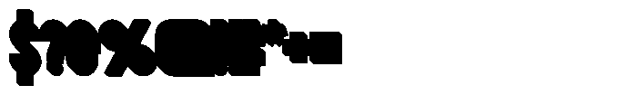 Skatehood Extrude Font OTHER CHARS