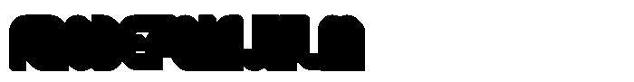 Skatehood Extrude Font UPPERCASE