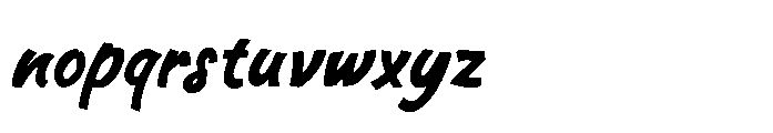 Skateride Font LOWERCASE