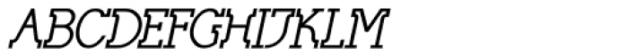 Skeleton Slab Bold Italic Font LOWERCASE