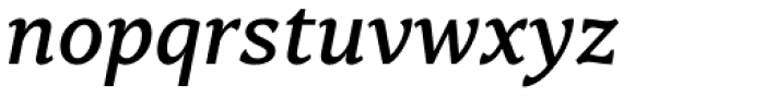 Skema Pro News Medium Italic Font LOWERCASE