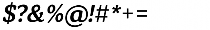 Skema Pro Text Semi Bold Italic Font OTHER CHARS