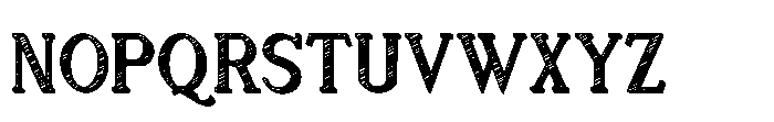 Sketch Bouquet Font LOWERCASE