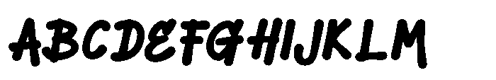 Sketch Tags Bold Font UPPERCASE