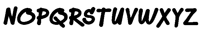 Sketch Tags Bold Font UPPERCASE